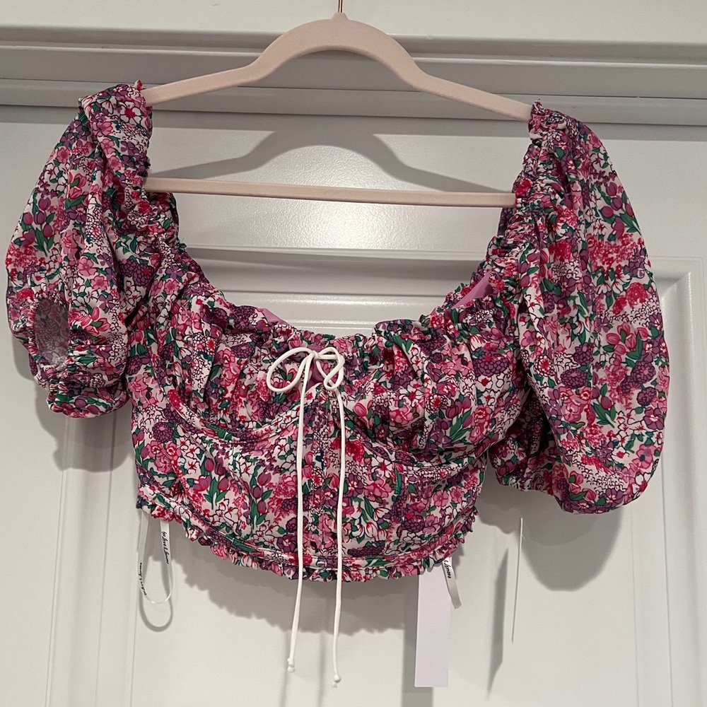 For Love & Lemons Floral Top
